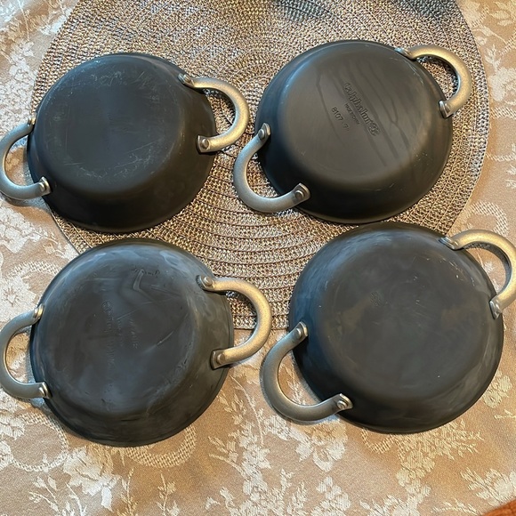 CALPHALON-RARE S/4 Au Gratin 7” Pans - Picture 3 of 3